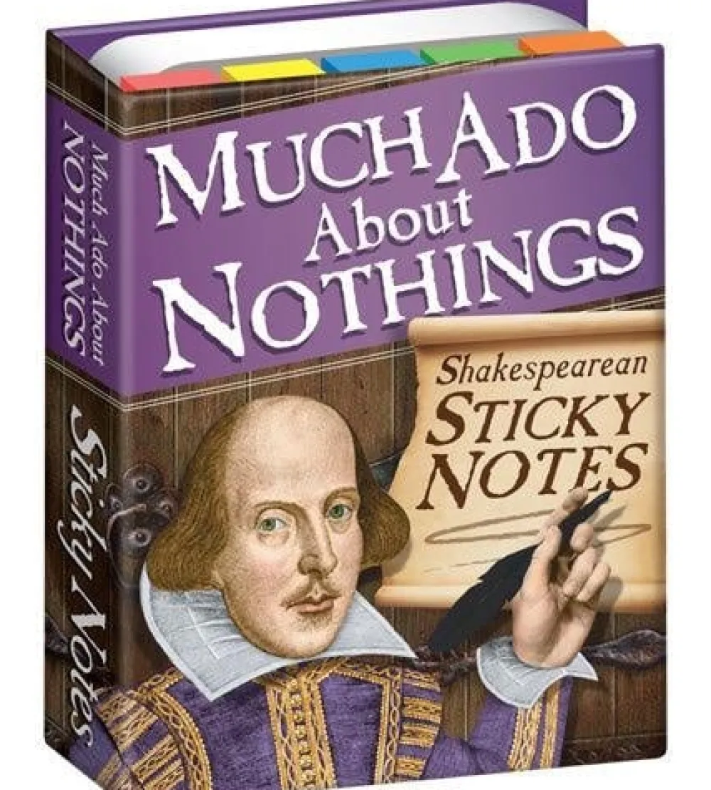 Much Ado About Nothings Shakespearean Sticky Notes- Cultural Icons|Journals & Other Stationery
