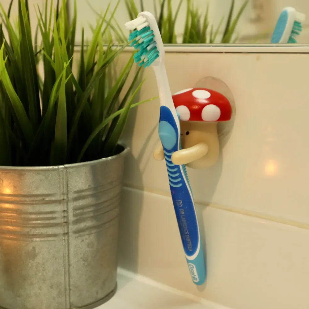 Mushroom Toothbrush Holder- Bath Accessories