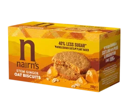 Nairn's Stem Ginger Oat Biscuits- Biscuits