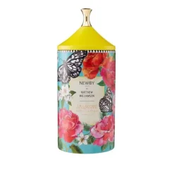 Newby Tea Newby x Matthew Williamson Jasmine Rose Garden Green Loose Leaf Caddy- Newby Tea