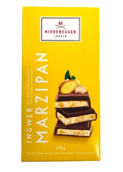 Niederegger Ginger Marzipan Bar- British Chocolate