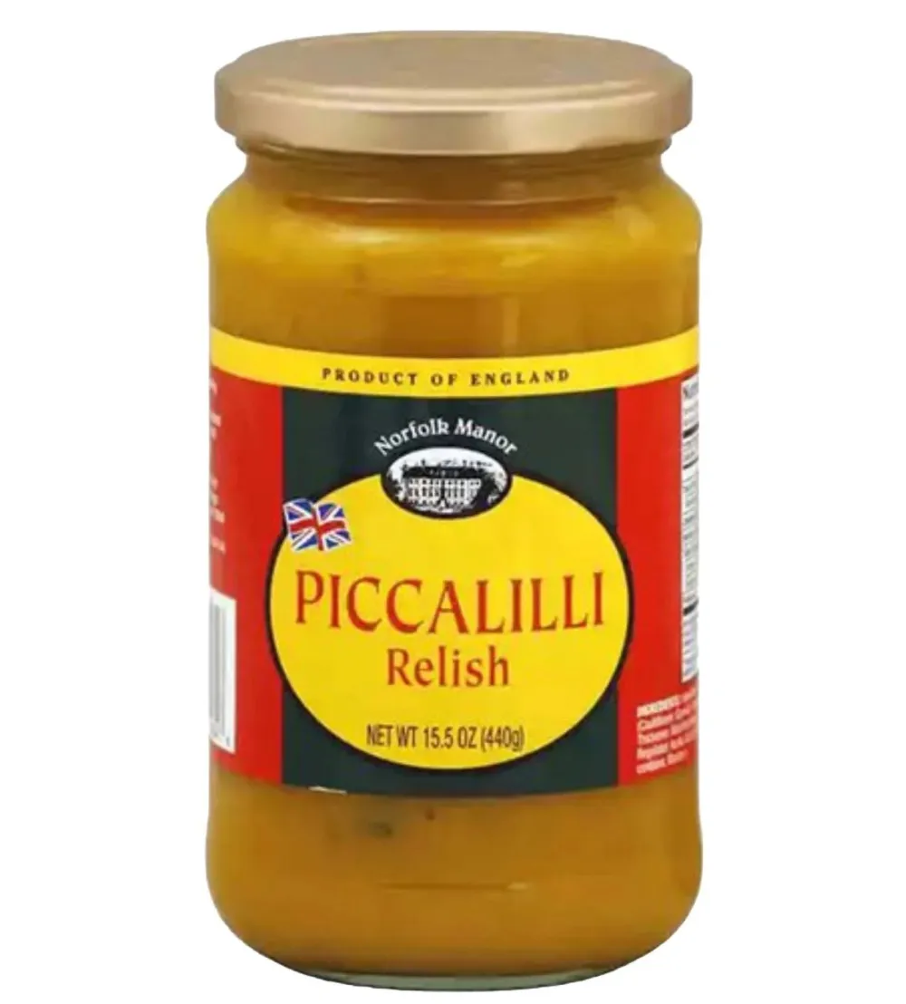 Norfolk Manor Piccalilli 440g- Curries, Chutneys & Pickles