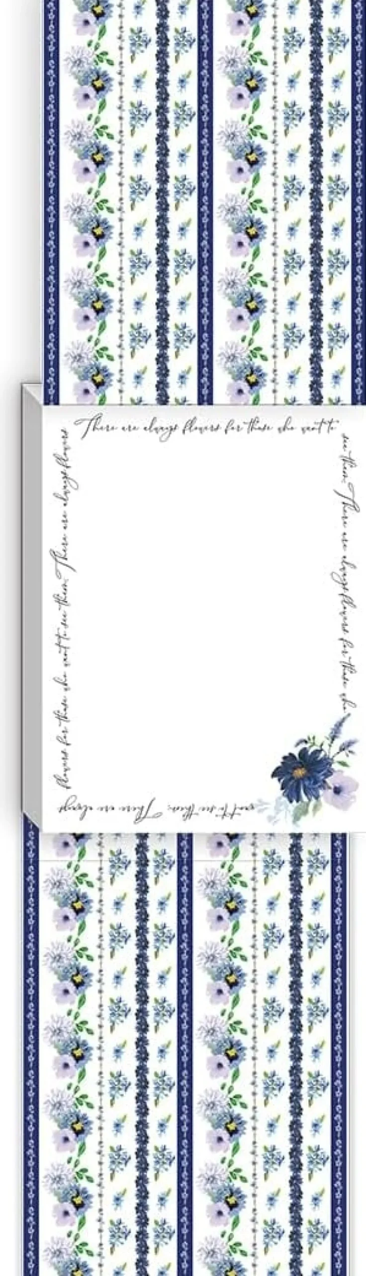 Notable Florals Blue Dahlia Pocket Notepad- Journals & Other Stationery