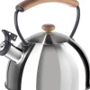 Oggi Stainless Steel Whistling Tea Kettle (Stainless Steel)- Tea Kettles