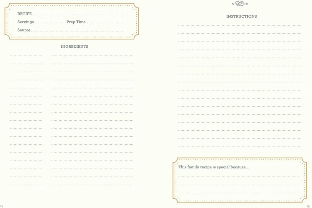 Our Family Recipes Journal- Journals & Other Stationery