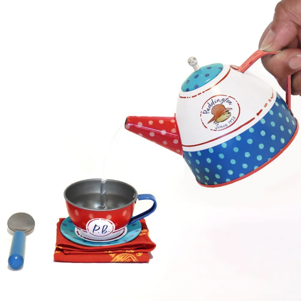 Paddington Red Tin Tea Set- Paddington Bear|Children's Tea Sets