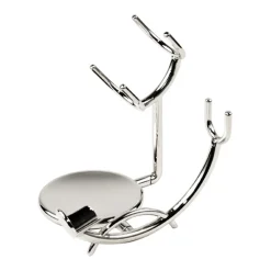Parker Chrome Razor & Shave Brush Stand- Blades & Shave Accessories