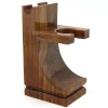 Parker Mission Style Razor & Shaving Brush Wood Stand- Blades & Shave Accessories