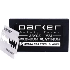 Parker Premium Double Edge Blades (5 Count)- Blades & Shave Accessories