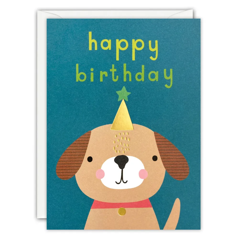 Party Pooch Birthday Card- Greeting Cards