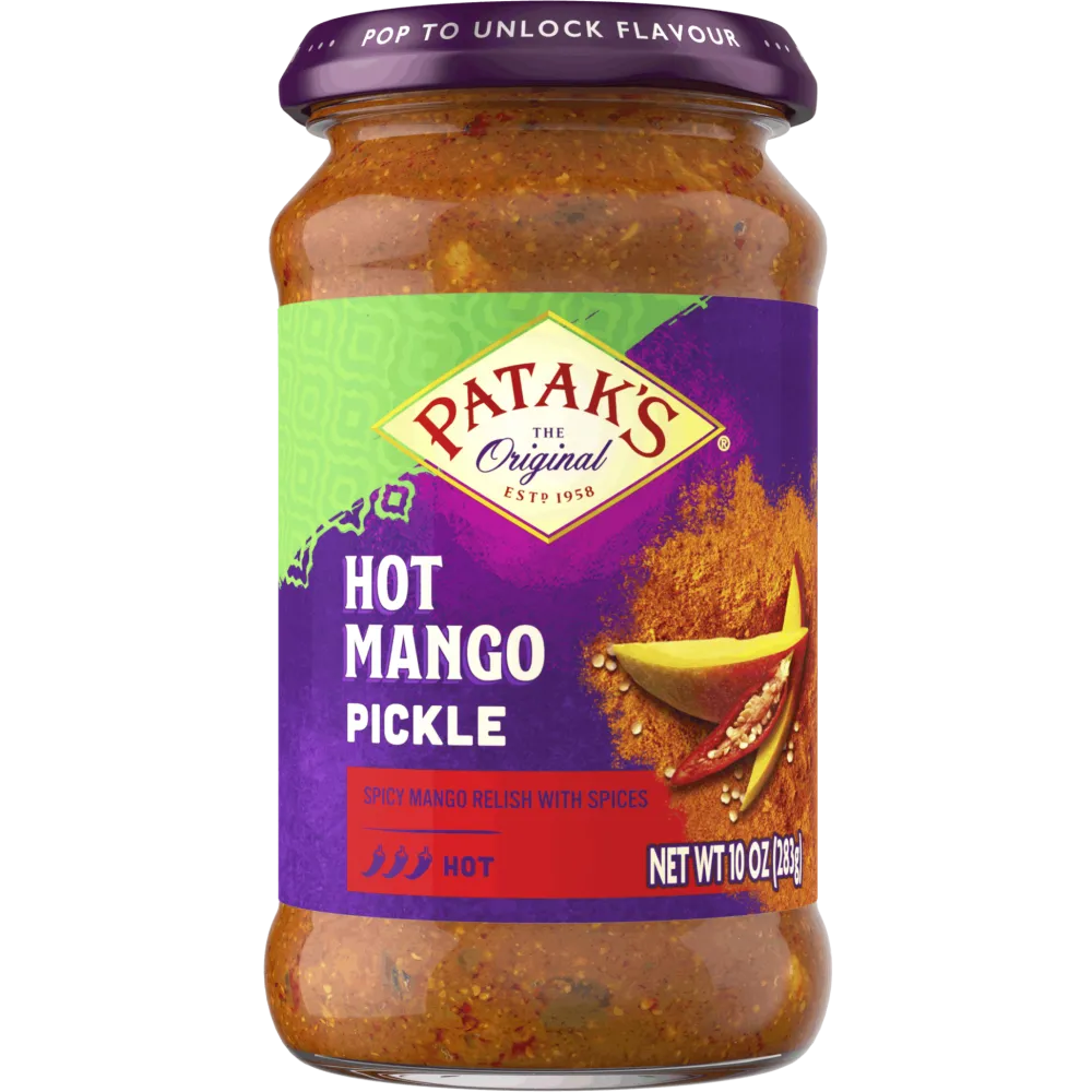 Patak's Hot Mango Pickle- Curries, Chutneys & Pickles