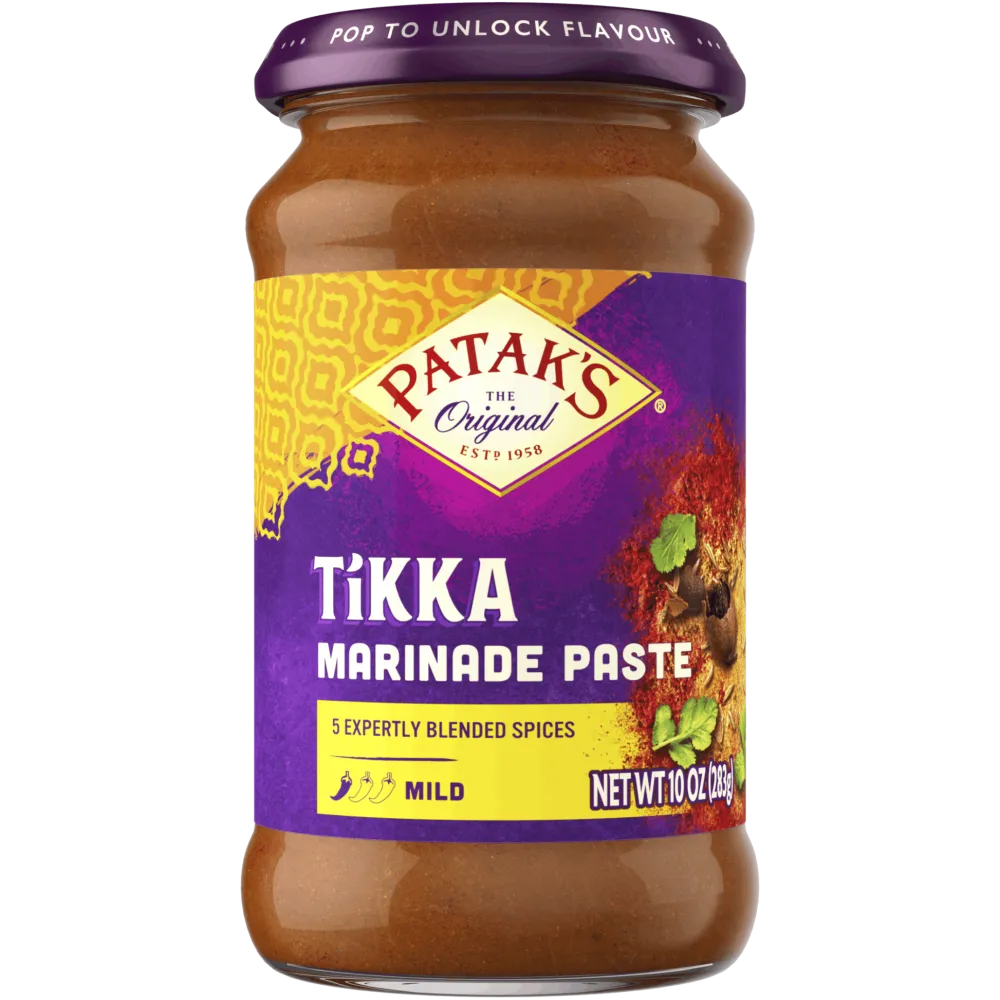 Patak's Tikka Marinade Spice Paste- Curries, Chutneys & Pickles