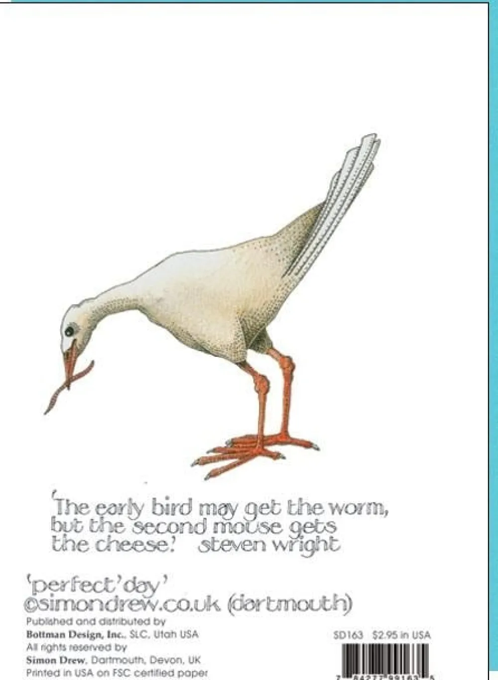 Perfect Day Duck Greeting Card- Greeting Cards