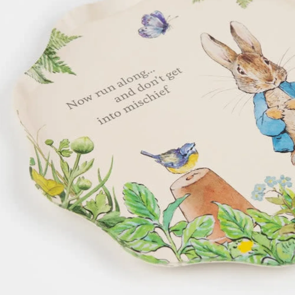 Peter Rabbit in the Garden Small Paper Plates- Children's Tabletop