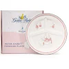 Peter Rabbit Pink Bunnies Divided Toddler Plate- Peter Rabbit|Children's Tabletop