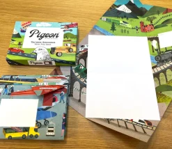 Pigeon Posted Hop on Board Pigeons Stationery Pack- Journals & Other Stationery