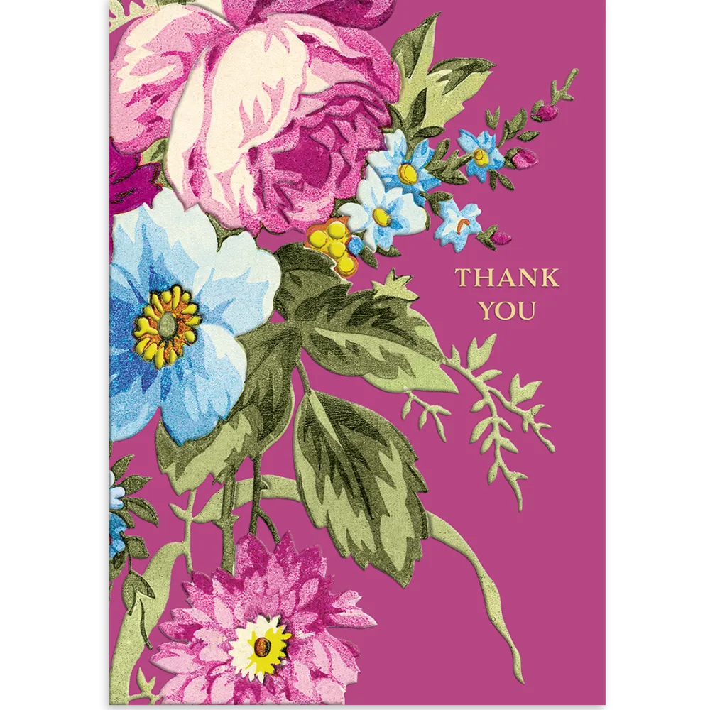 Pink Floral Boxed Thank You Cards- Boxed Cards