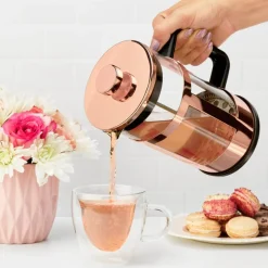 Pinky Up Piper Rose Gold Tea Press- Strainers, Infusers & Spoons|Teapots