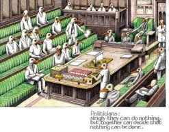 Politicians II Greeting Card- Greeting Cards