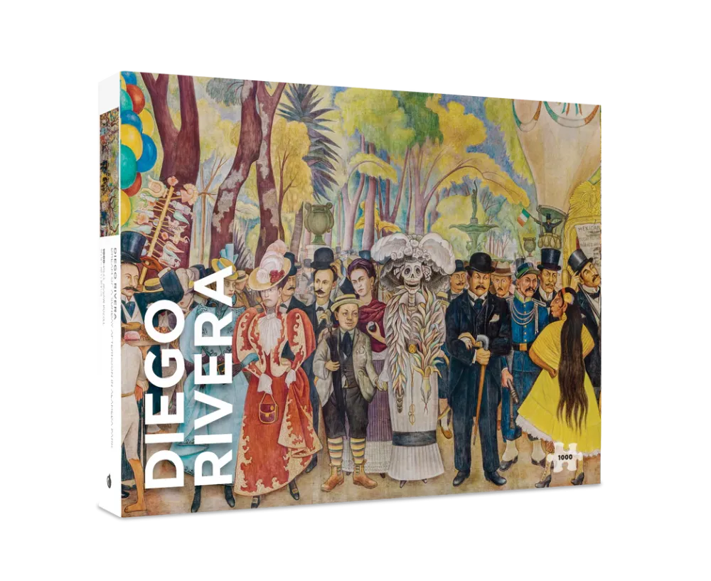 Pomegranate Diego Rivera: Dream of a Sunday Afternoon in Alameda Park 1000-Piece Puzzle- Games & Puzzles