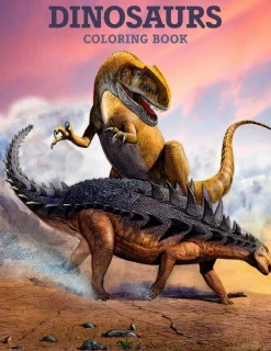 Pomegranate Dinosaurs Coloring Book- Coloring Books & Crafts|Activity Books