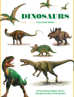 Pomegranate Dinosaurs Sticker Book- Coloring Books & Crafts|Activity Books