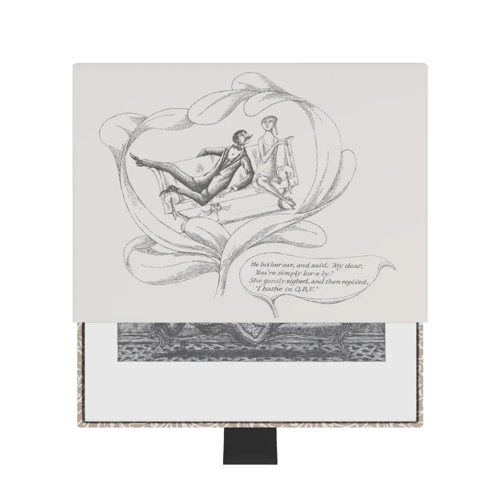 Pomegranate Edward Gorey: The Fraught Settee Boxed Notecards- Boxed Cards