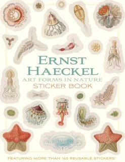 Pomegranate Ernest Haeckel: Art Forms in Nature Sticker Book- Coloring Books & Crafts|Activity Books