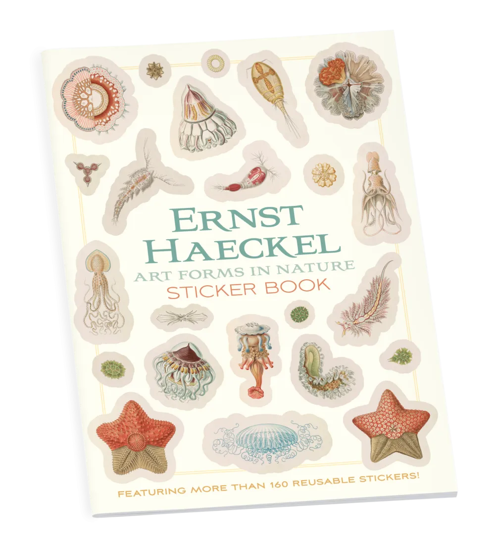 Pomegranate Ernest Haeckel: Art Forms in Nature Sticker Book- Coloring Books & Crafts|Activity Books