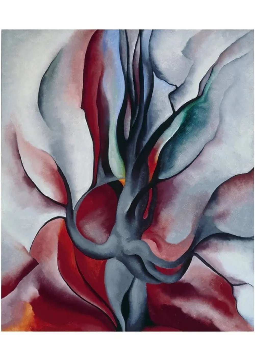 Pomegranate Georgia O'Keeffe: Trees Boxed Notecard Assortment- Boxed Cards
