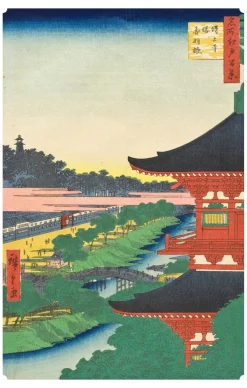 Pomegranate Hiroshige Keepsake Boxed Postcards- Boxed Cards