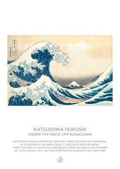 Pomegranate Hokusai 120-Piece Double-Sided Puzzle Set- Games & Puzzles