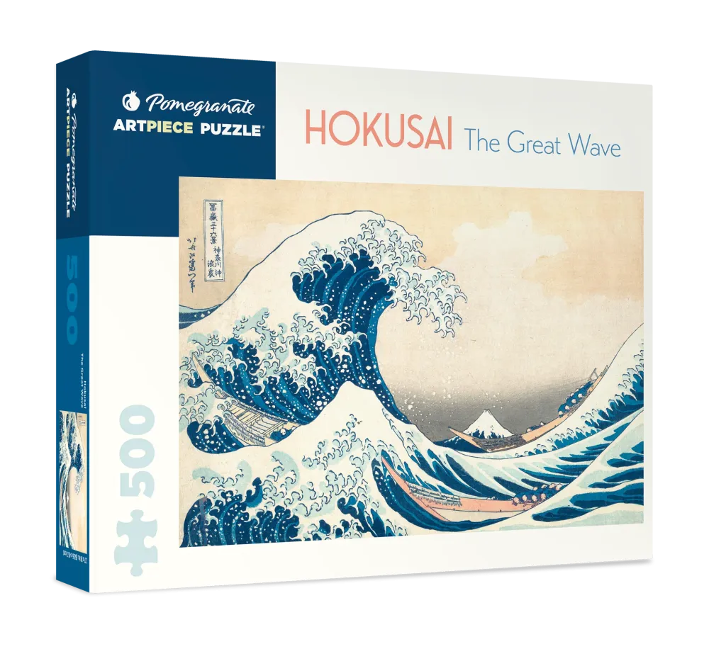 Pomegranate Hokusai: The Great Wave 500-Piece Puzzle- Games & Puzzles