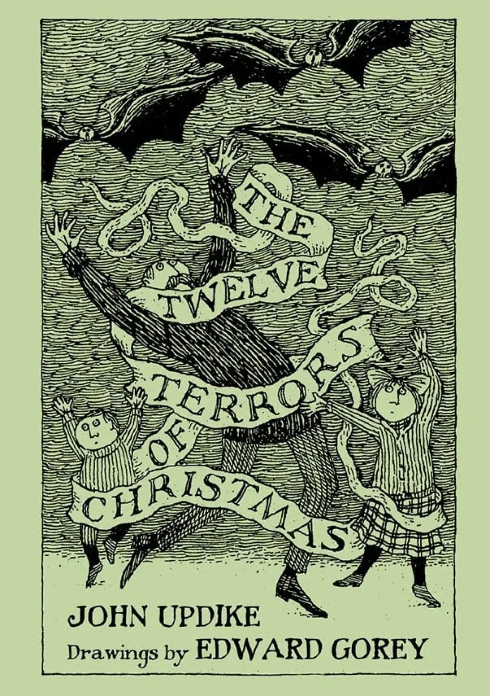 Pomegranate John Updike & Edward Gorey: The Twelve Terrors of Christmas- Books