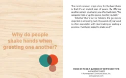 Pomegranate Knock on Wood: A Quiz Deck of Common Customs Knowledge Cards- Games & Puzzles