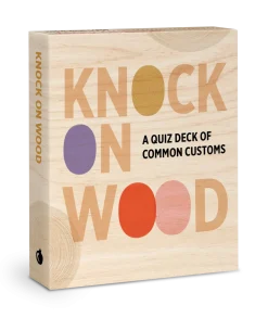 Pomegranate Knock on Wood: A Quiz Deck of Common Customs Knowledge Cards- Games & Puzzles