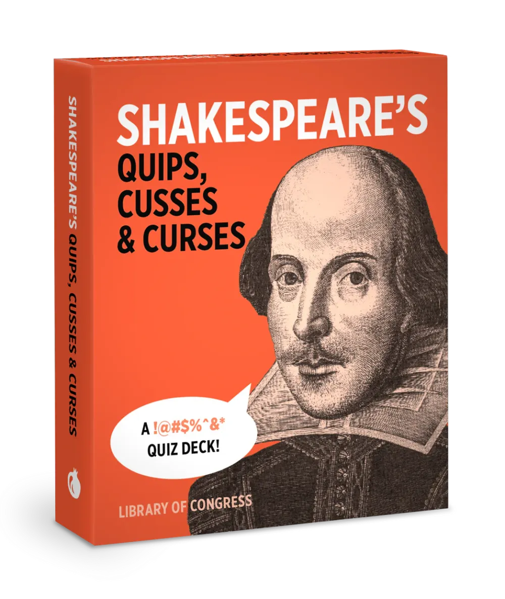 Pomegranate Knowledge Cards: Shakespeare’s Quips, Cusses & Curses- Games & Puzzles|Cultural Icons