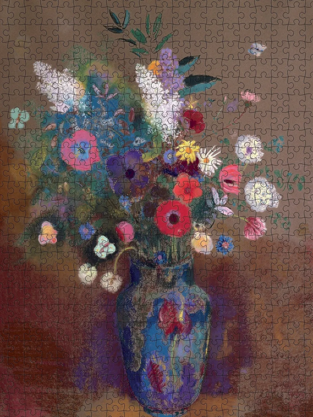 Pomegranate Odilon Redon: Bouquet of Flowers 500-Piece Puzzle- Games & Puzzles