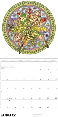 Pomegranate Pollinators 2026 Wall Calendar- Calendars
