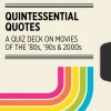 Pomegranate Quintessential Quotes on Movies of the 80s, 90s & 2000s Knowledge Cards- Games & Puzzles