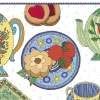 Pomegranate Tea Party: A Color, Punch Out, & Play Set- Activity Books|Children's Tea Sets