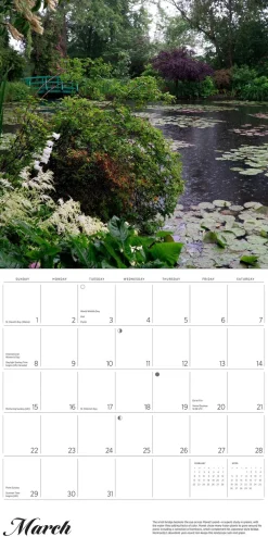 Pomegranate The Gardens at Giverny 2026 Wall Calendar- Calendars