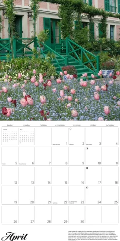 Pomegranate The Gardens at Giverny 2026 Wall Calendar- Calendars