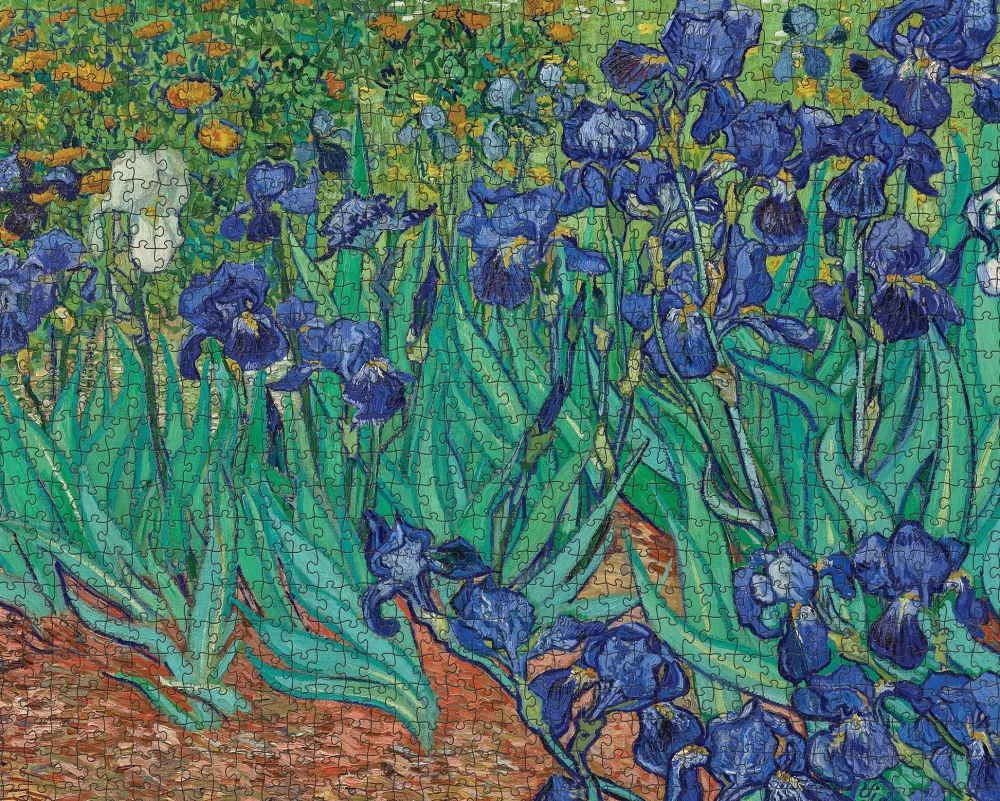 Pomegranate Vincent van Gogh: Irises 1000-Piece Puzzle- Games & Puzzles