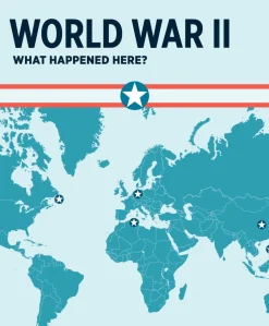 Pomegranate What Happened Here? World War II Knowledge Cards- Games & Puzzles