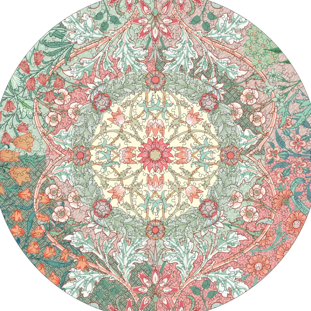 Pomegranate William Morris 500-Piece Circular Puzzle- Games & Puzzles
