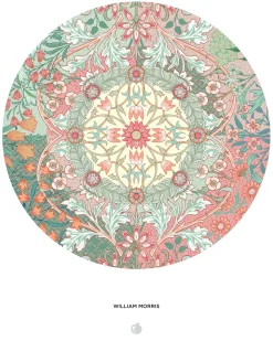 Pomegranate William Morris 500-Piece Circular Puzzle- Games & Puzzles