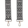 Pom Pom London Black Grecian Strap- Pom Pom London
