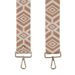 Pom Pom London Chestnut Diamond Strap- Pom Pom London