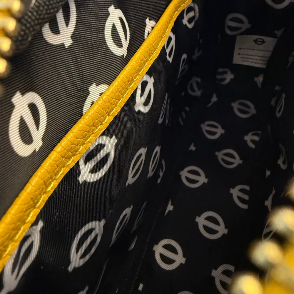 Pom Pom London Circle Line Yellow London City Bag- Pom Pom London